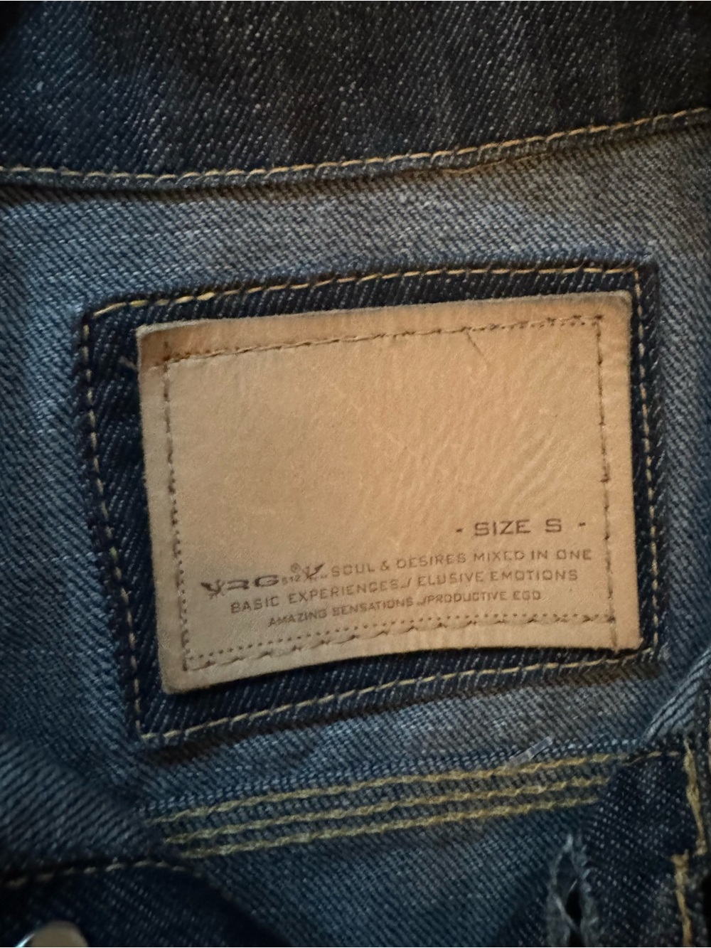 Vintage RG 512 Sleeveless Blue Jean Jacket - Picture 9 of 13